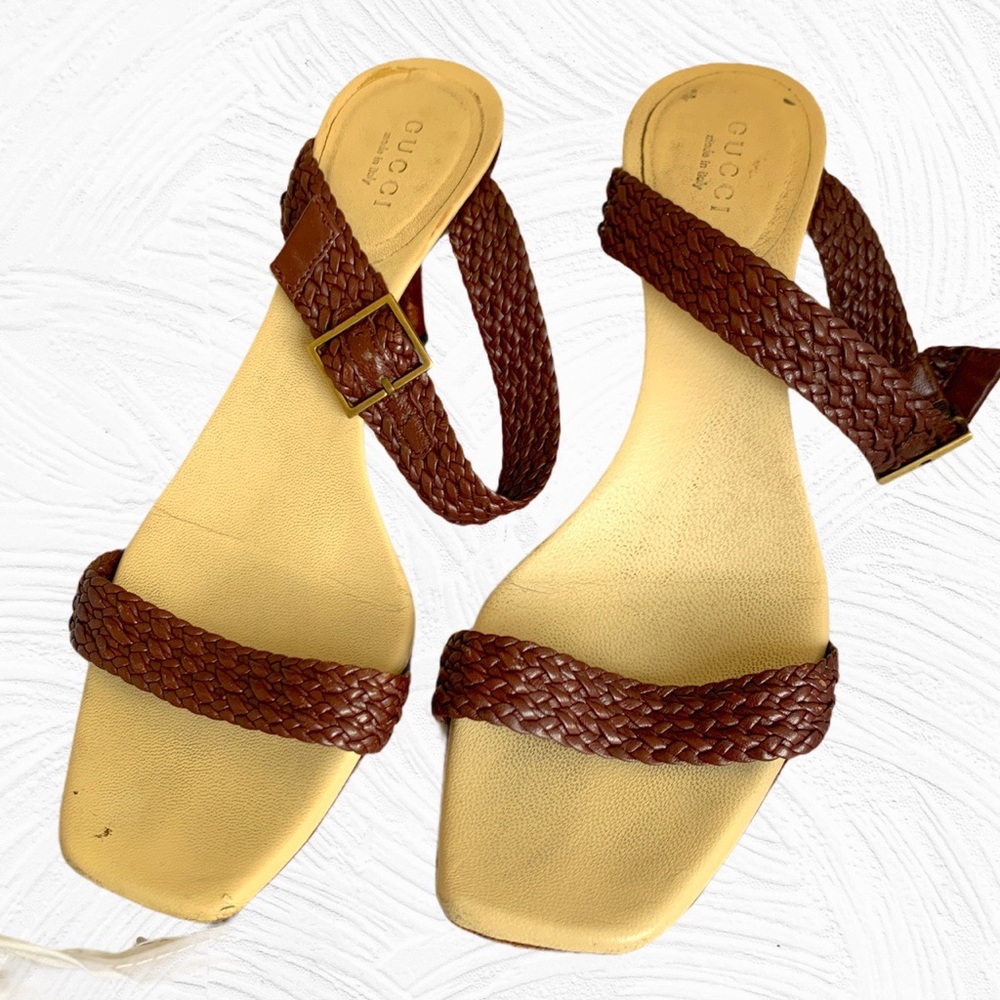 Vintage Gucci Sandal Heels